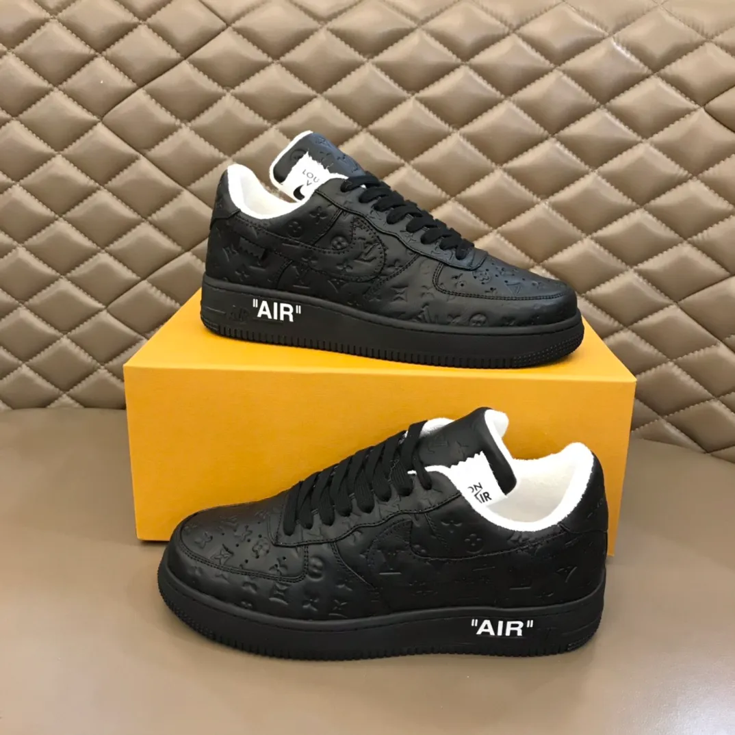 Men's shoes 💰p440 "*OUIS *UITTO*" x OFF-WHITE x Nike tripartite collaboration! Trendy and cool men's casual sports shoes with unrivaled color matching. The design idea basically continues the style of THE TEN. The Swoosh line and tongue label have a very familiar visual effect and are both fashionable and trendy! A must-have for fashionistas! The effect on your feet is absolutely stunning! (The original drawer packaging accessories are complete) Code number 38-45